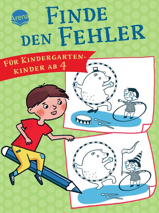 Actual product image Finde den Fehler. Für Kindergartenkinder ab 4 (German, Judith Ganter, 2022)