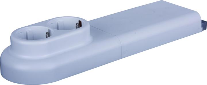 Actual product image Pollmann Slk-Tank 3651010 Floor socket white 2-fold