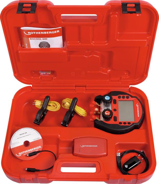 Rothenberger ROCOOL 600 Set Red Box + 2 temp. clamps