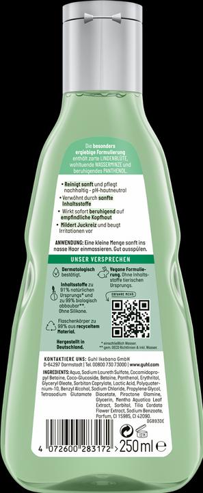 Actual product image Guhl Scalp Sensitive Shampoo Mild (250 ml, Liquid shampoo)
