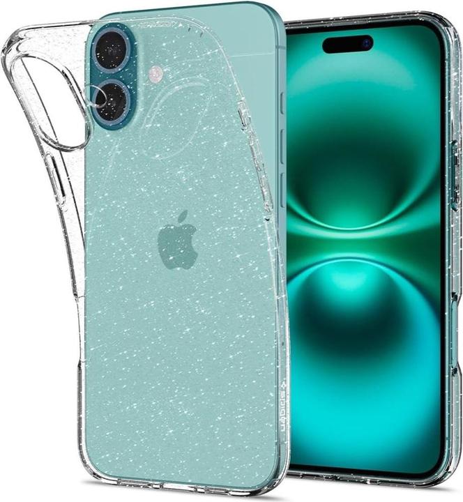 Actual product image Spigen Liquid Crystal case for iPhone 16 6,1" glitter crystal (Apple iPhone 16)