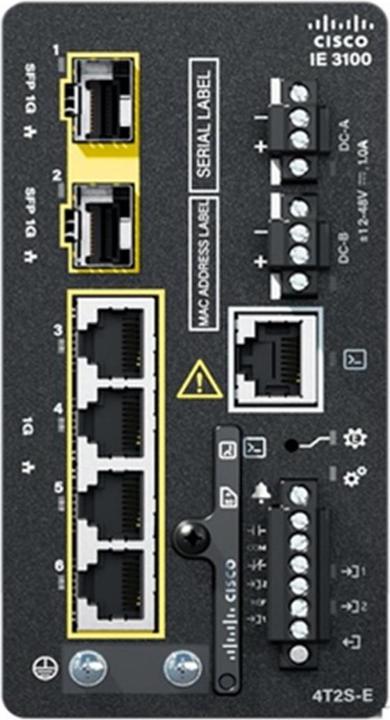 Cisco IE3100 W/4GE COPPER 2GE SFP (6 Ports)