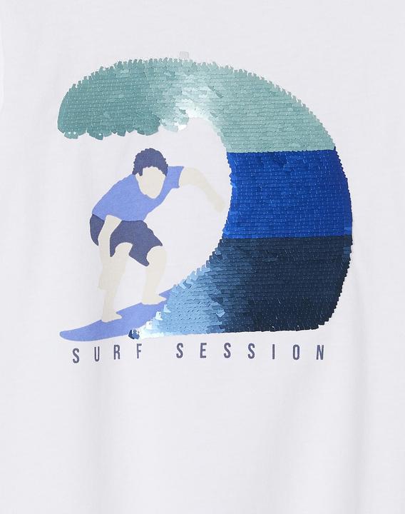 Produktbild Vertbaudet Jungen T-Shirt mit Wendepailletten (86)