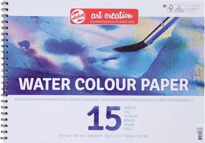 Talens Watercolour block A3 (A3, Plain)