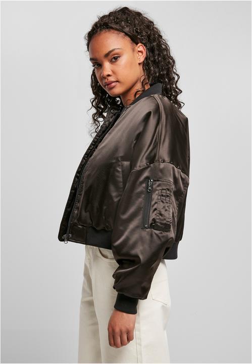 Produktbild Urban Classics Ladies Short Oversized Satin Bomber Jacket (4XL)