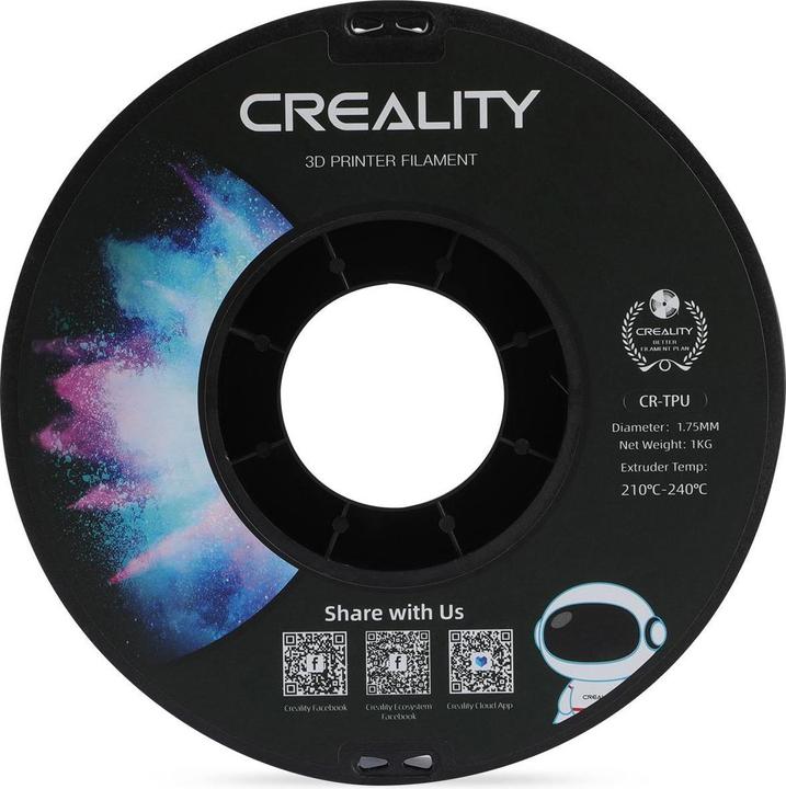 Image du produit Creality Filament (TPU, 1.75 mm, 1000 g, Bleu)