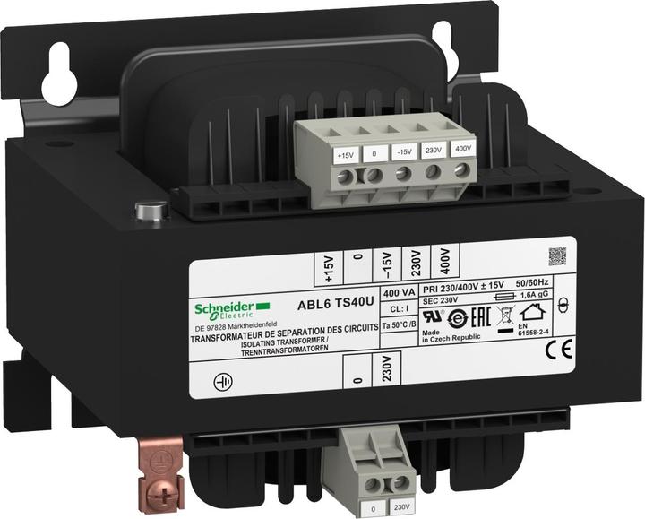 Actual product image Schneider Electric TRANSFORMER, ABL6TS40U