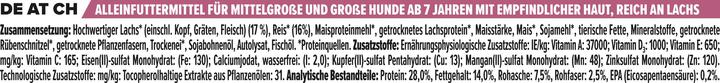 Valeurs nutritives et ingrédients Pro Plan Chien Moyen et Grand Adulte 7+ Saumon (Adulte, 1 pcs, 3000 g)
