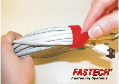 Image du produit Fastech ETK-3-3 Cabel Strap, blanc (Serre-câbles velcro, 250 mm, 1 pcs)