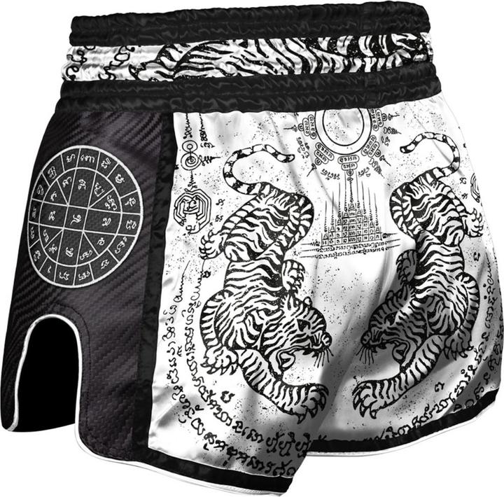 Produktbild 8Weapons 8 Weapons Muay Thai Shorts Carbon - Sak Yant Tigers (S)