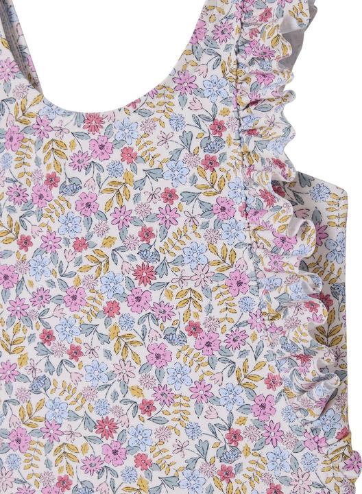 Image du produit Vertbaudet Mädchen Baby Badeanzug mit Volants, Blumenprint (92)