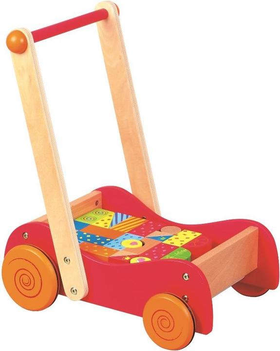 Produktbild Lelin Lauflernwagen mit Bausteinen