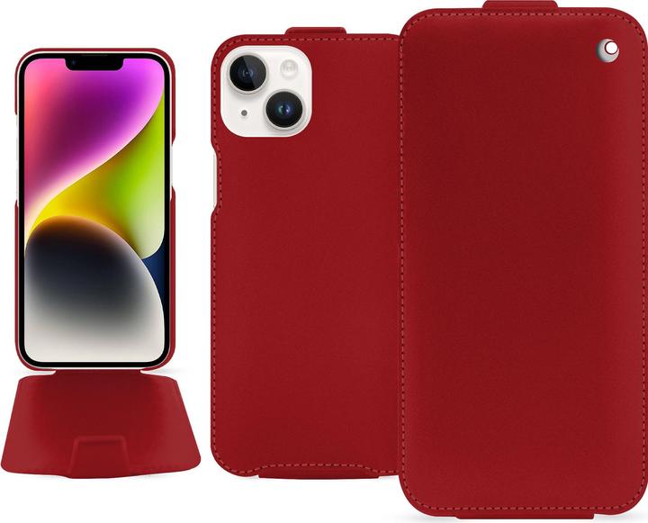 Productafbeelding Noreve Lederen omslag verticaal (Apple iPhone 15 Plus)