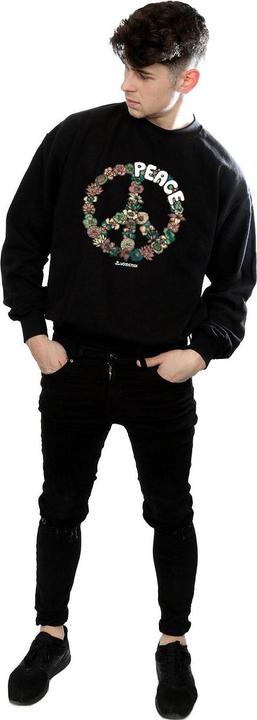 Actual product image Woodstock Mens Floral Peace Sweatshirt (XL)