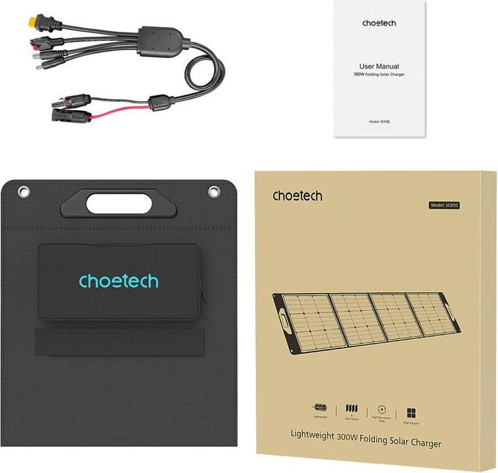 Immagine prodotto Choetech SC016 Caricabatterie solare (300 W, 6.35 kg)