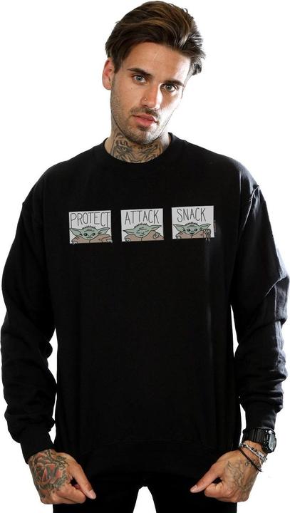 Produktbild Star Wars The Mandalorian The Child Tiles Sweatshirt (L)