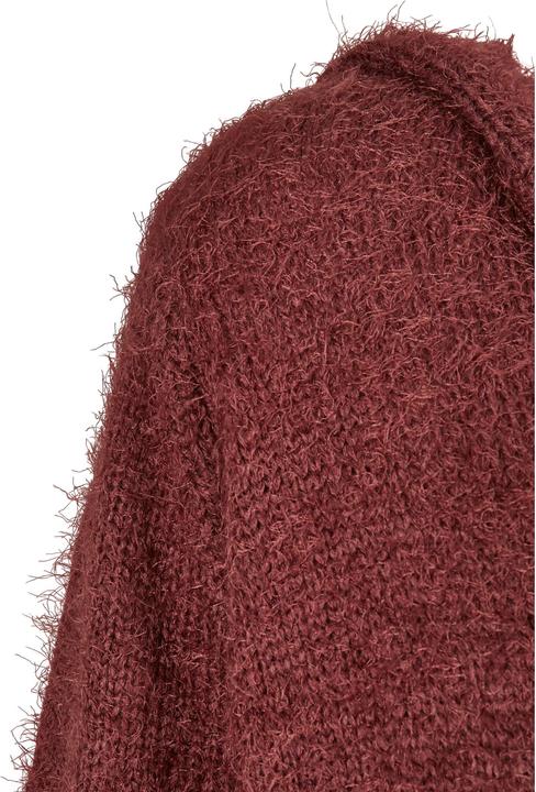Actual product image Urban Classics Ladies Hooded Feather Cardigan (XS)
