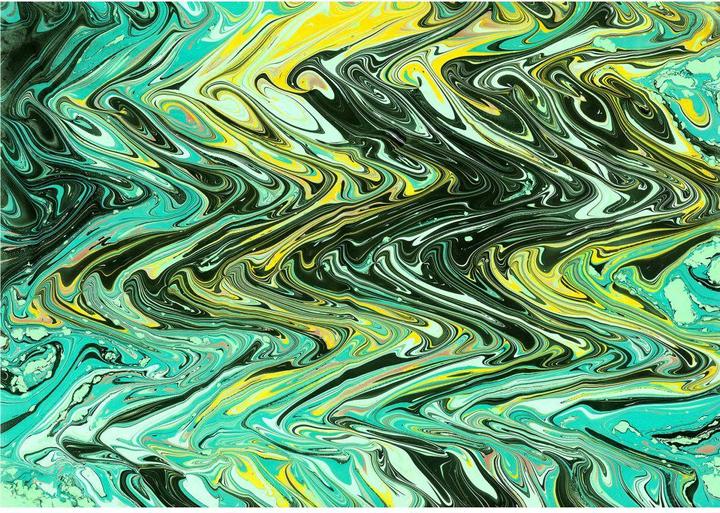 Produktbild Trenddeko Farbwellen (150 x 100 cm)