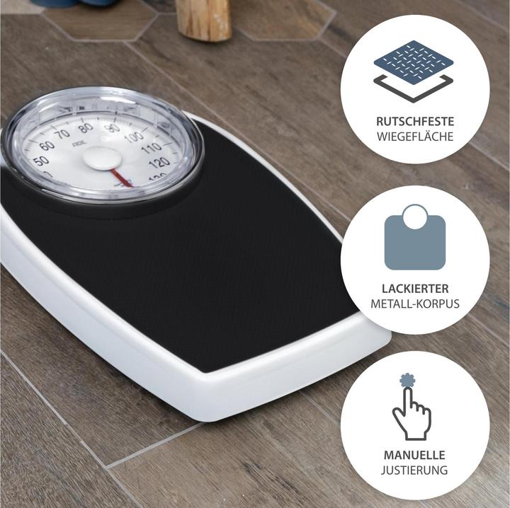 Image du produit ADE Balance de salle de bain Victoria noir (136 kg)