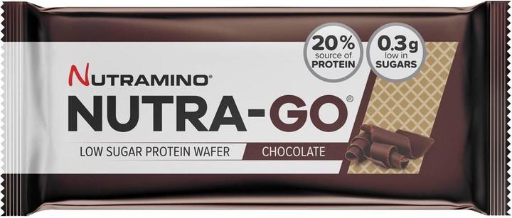 Image du produit Nutramino Nutra-Go Low Sugar Protein Wafer (Chocolate, 12 pcs, 468 g)
