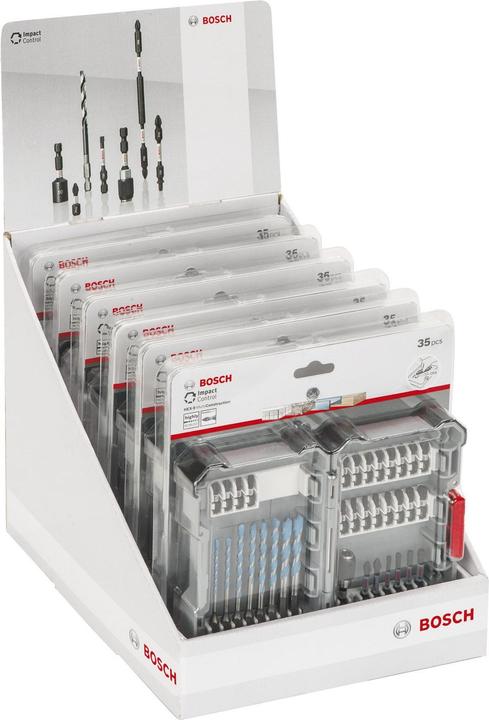 Immagine prodotto Bosch Professional Zubehör Set di punte da trapano multistrato e cacciavite a percussione Pick and Click (Croce Phillips PH M2, Presa esagonale TX M20, Esagono incassato TX M25, Croce Phillips PH M1, Esagono cavo TX M15, Croce Pozidriv PZ M3, Presa esagonale TX M30, Croce Phillips PH M3, Croce Pozidriv PZ M2, Esagono incassato TX M40)
