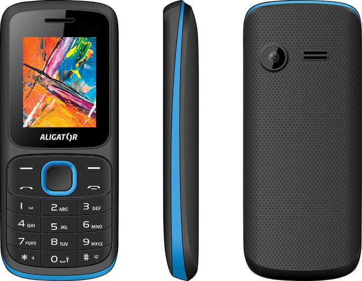 Aligator Telefono D210 (1.8") Nero, Blu Senior (1.80", 2 Mpx, 2G)