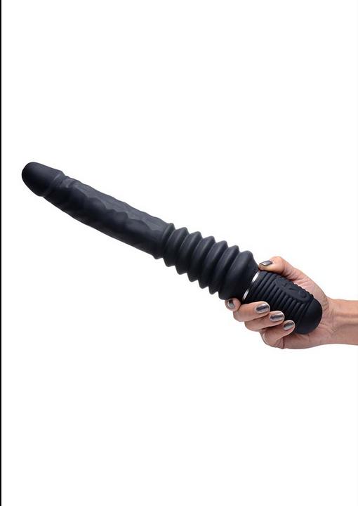 Produktbild Master Series 10X Thrust Master Vibrating and Thrusting Dildo with Handle