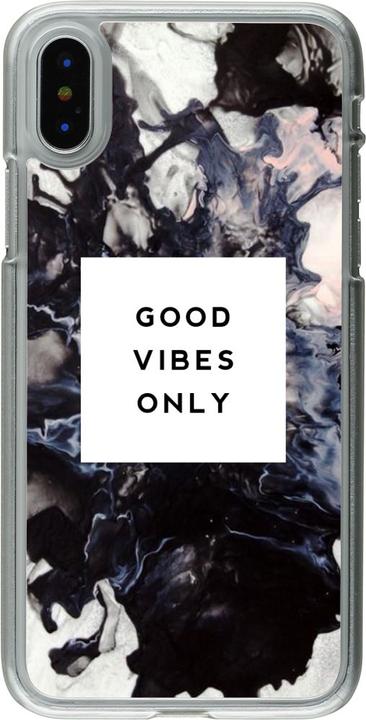 Image du produit PhoneLook Coque transparent Marble Good Vibes Only (Apple iPhone XS, Apple iPhone X)