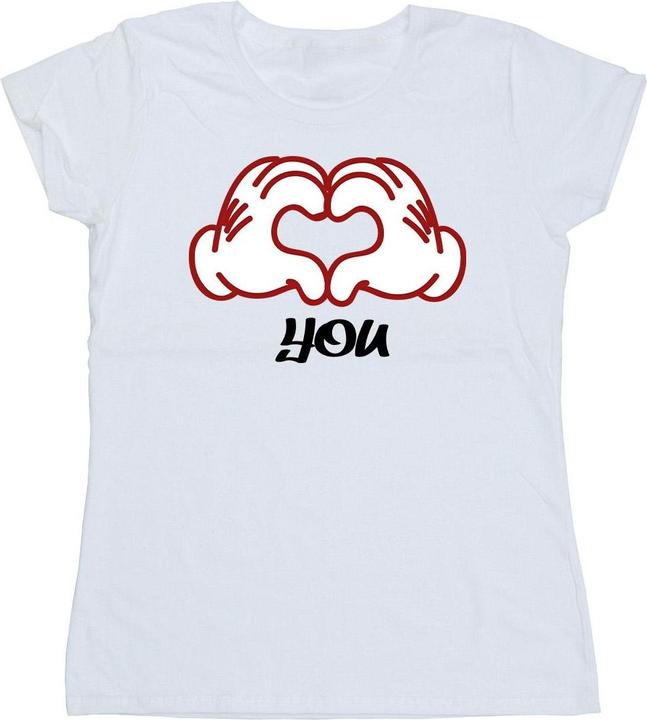 Disney Mickey Mouse Love You Hands TShirt (S)