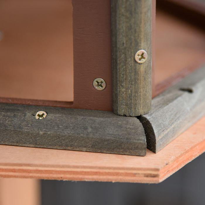 Actual product image Swisshandel24 Bird house Bird feeder Wooden bird mansion Feeding house Bird stand Bird table bird house Spielsta