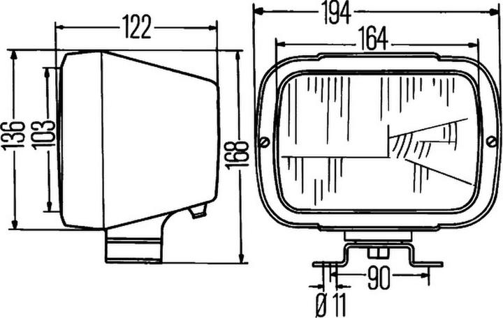 Actual product image HLL Main Headlamp