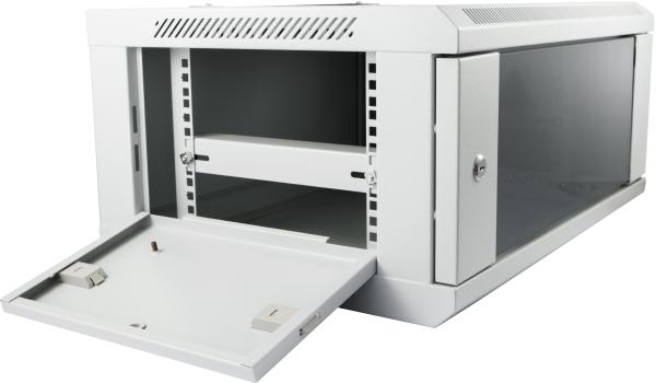 Produktbild Allnet 19 Wandgehäuse 9HE B600 / T600mm 1-teilig *lichtgrau* SMC-Serie (9 HE, 19 Zoll Rack)