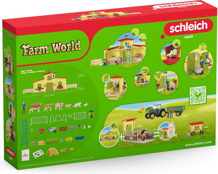 Produktbild Schleich Farm World Grosser Stall mit Tieren und Zubehör