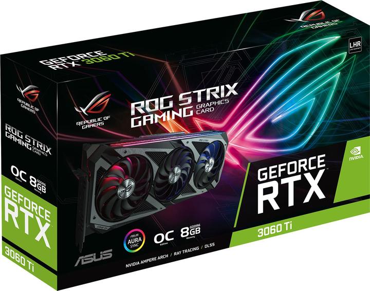 Produktbild ASUS GeForce ROG STRIX RTX 3060 Ti O8G V2 GAMING (8 GB)
