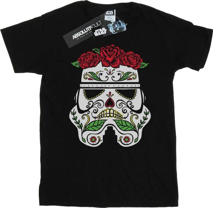 Actual product image Star Wars Boys Stormtrooper Day Of The Dead T-Shirt (140, 146)