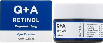 Q+A Retinol Eye Cream Boosts Collagen, Firms & Illuminates Under-Eye (15 ml)