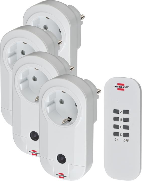 Actual product image Brennenstuhl Comfort Line radio switch set RC CE1 4001 (4-pole)