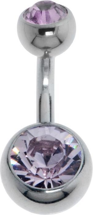 Bijouteria Bauchpiercing (Titan, Kristall)