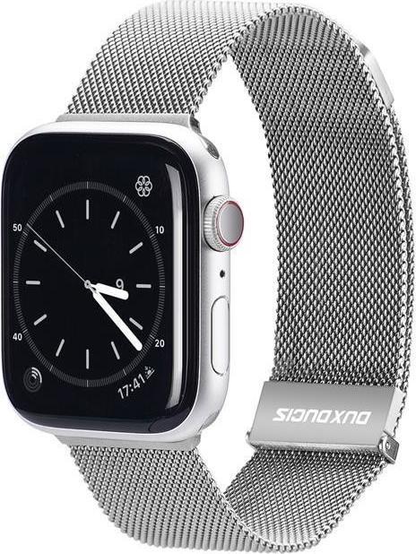 Actual product image Dux Ducis Milanese Pro Armband (40 mm, 38 mm, 41 mm, Stainless steel, Apple Watch Series 8, Apple Watch Series 5, Apple Watch SE (2022/2023), Apple Watch Series 7, Apple Watch Series 9, Apple Watch Series 4, Apple Watch Series 3, Apple Watch SE, Apple Watch Series 6)