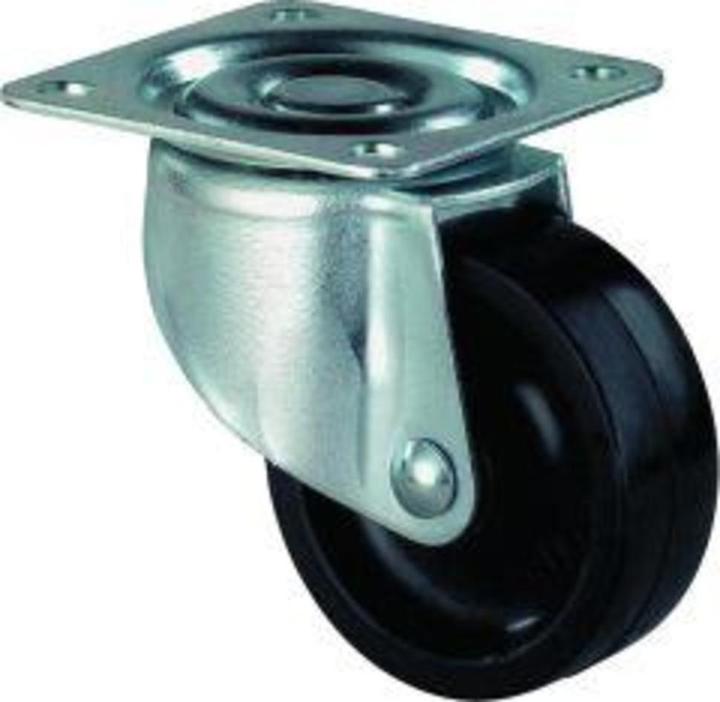 BS Rollen Swivel castor F25.038 plastic 40 mm up to 25 kg with plate 42x42 mm