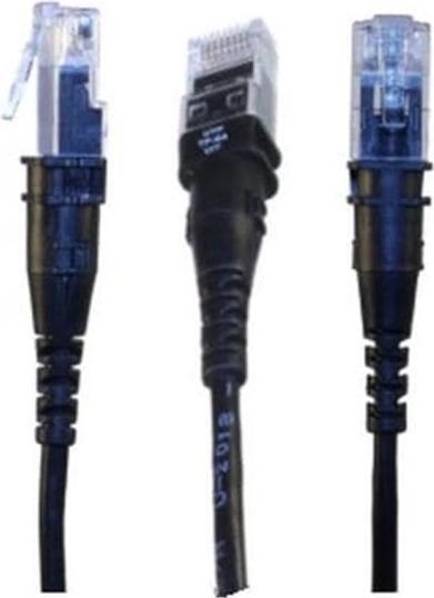 Actual product image PatchSee Patch cable ThinPATCH Cat 6A, U/FTP, 9.7 m, black, 1 piece (U/FTP, CAT6a, 9.70 m)