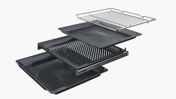 Actual product image Bosch Hausgeräte Series 8, built-in oven, 60 x 60 cm, black, HBG778NB1