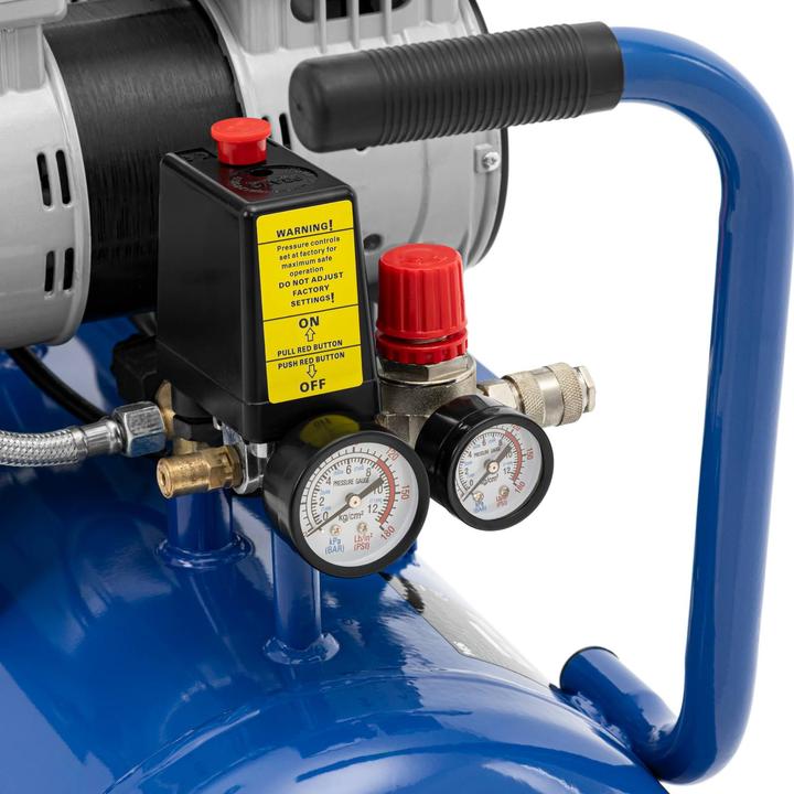 Actual product image MSW Oil-free Compressor - 50 L - 2 x 750 W (8 bar, 50 l)