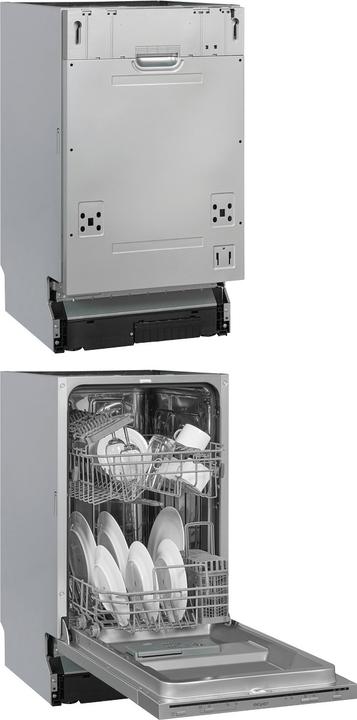 Produktbild Exquisit EGSP1009-E-030E silber - Geschirrspüler
