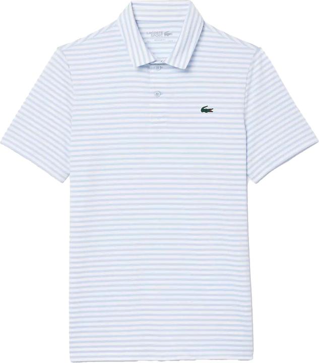Lacoste Mens Ultra Dry Striped UV Protection Polo Shirt