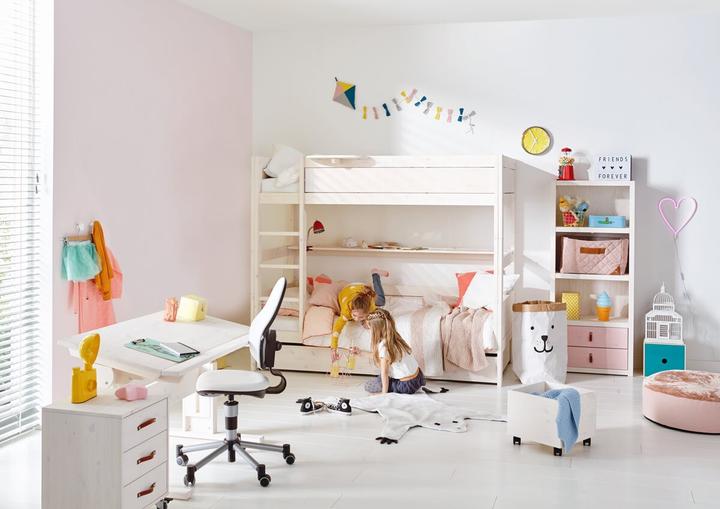 Actual product image Lifetime Kidsrooms Bunk bed, incl. ladder, fall protection, 2 deluxe slatted frames (120 x 200 cm)