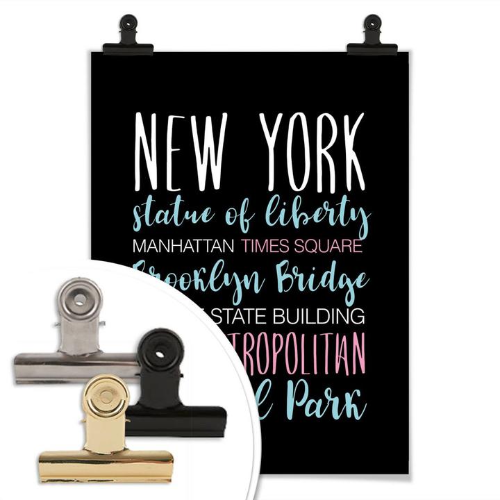 Image du produit Trenddeko Mots new-yorkais (24 x 30 cm)