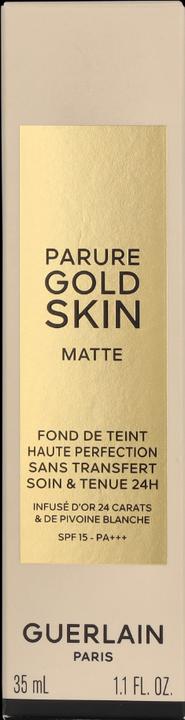 Actual product image Guerlain Parure Gold Skin Matte (1W Warm)