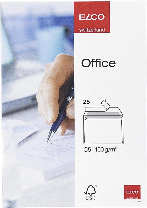 Immagine prodotto Elco Ufficio Buste, senza finestra (C5, 25 x)