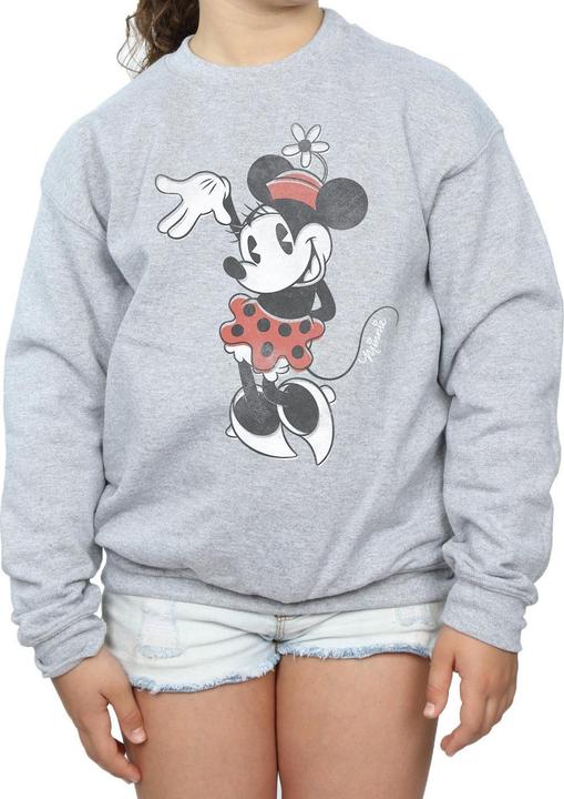 Actual product image Disney Girls Minnie Mouse Waving Sweatshirt (140, 146)